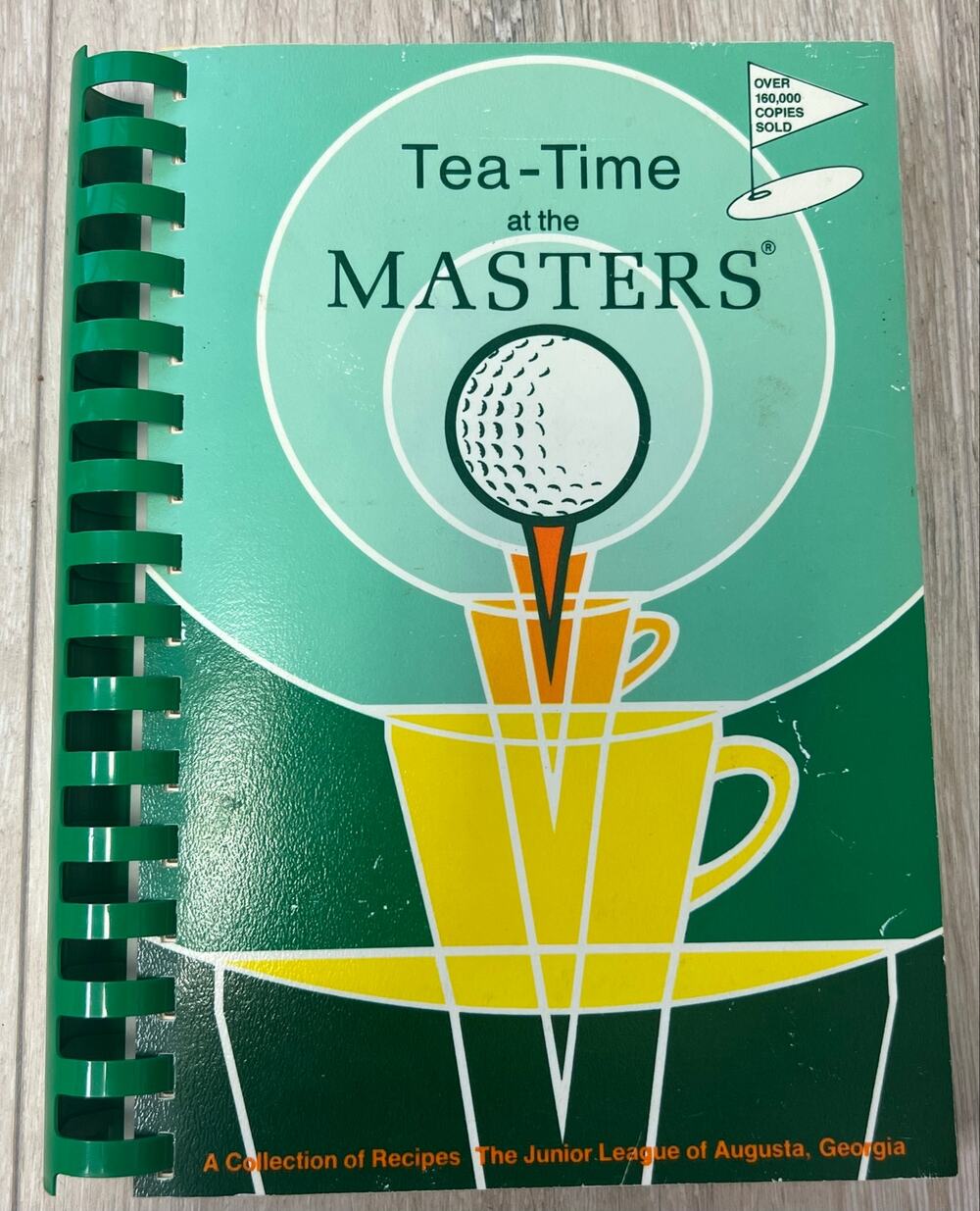 1986 Tea-Time at the Masters Cookbook 9th Printing Augusta GA Vintage